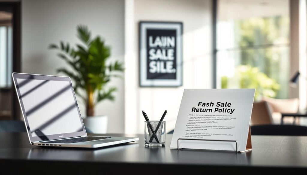 flash sale return policy