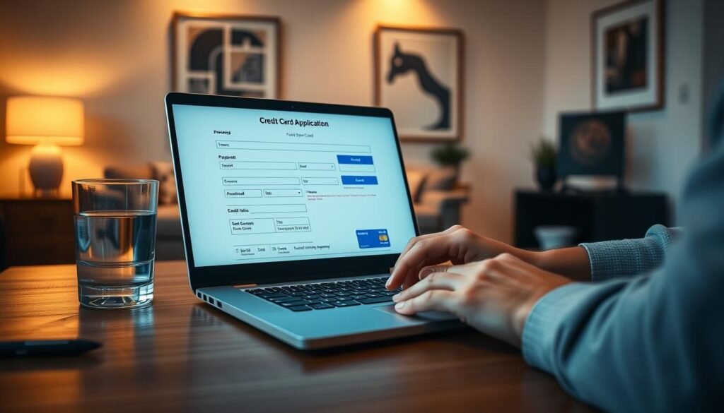 cash back credit card application process