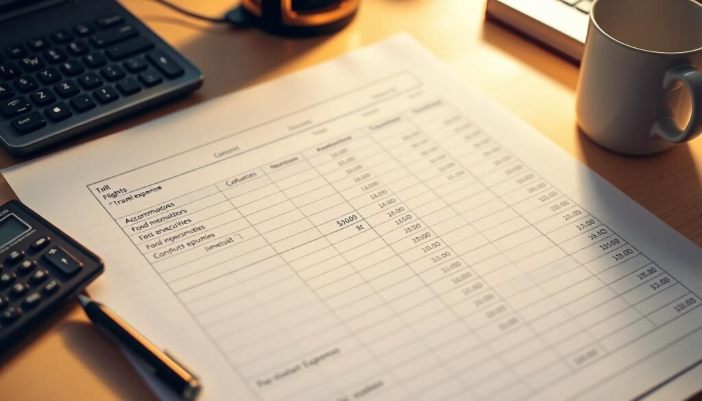 travel budget planning